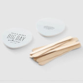 ビッグデイ休暇海ブルーの目的地の結婚式 ハンドファン (組立なし)