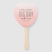 ビッグデーの行商人のサンゴの目的地の結婚式 ハンドファン (正面)