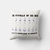 ビッグデータの過剰依存の相関の落とし穴 クッション (裏面)