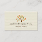 ビッグデータアナリスエレガントト – ツリー記号 名刺 (裏面)