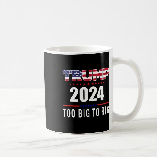 ビッグトゥリグことわざトランプ2024トおもしろいランプ引用文1 コーヒーマグカップ (右)
