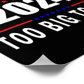 ビッグトゥリグことわざトランプ2024トおもしろいランプ引用文1 ポスター (角)