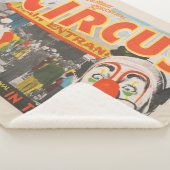 ビッグトップに入る人々のサーカスのポスター シェルパブランケット (3/4)