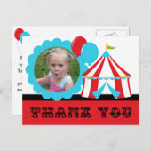 ビッグトップサーカスありがとうはがき ポストカード (正面/裏面)