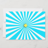 ビッグトップサーカスカーナバル 1歳の誕生日写真 招待状 (裏面)