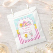 ビッグトップサーカスカーニバルインピンク フェイバーバッグ (クリップ留めされた状態)