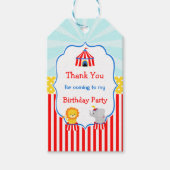 ビッグトップサーカスカーニバルギフトラベル ギフトタグ (正面)