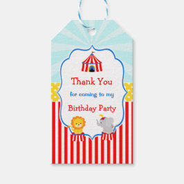 ビッグトップサーカスカーニバルギフトラベル ギフトタグ