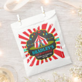 ビッグトップサーカスカーニバルシャルボード1st誕生日 フェイバーバッグ (クリップ留めされた状態)