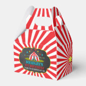 ビッグトップサーカスカーニバルシャルボード1st誕生日 フェイバーボックス (正面サイド)