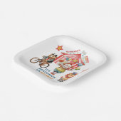 ビッグトップサーカスカーニバル第五誕生日 ペーパープレート (傾斜あり)