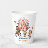 ビッグトップサーカスカーニバル第五誕生日 紙コップ (正面)