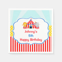 ビッグトップサーカスカーニバル誕生日イン赤