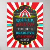 ビッグトップサーカスカーニバル1stバースデーウェルカム ポスター (正面)