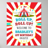 ビッグトップサーカスカーニバル1stバースデーウェルカム ポスター (正面)