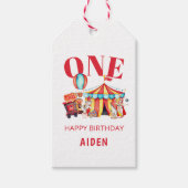 ビッグトップサーカスカーニバル1st誕生日 ギフトタグ (正面)