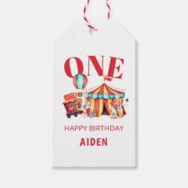 ビッグトップサーカスカーニバル1st誕生日 ギフトタグ