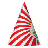 ビッグトップサーカスカーニバル1st誕生日 パーティーハット (左)