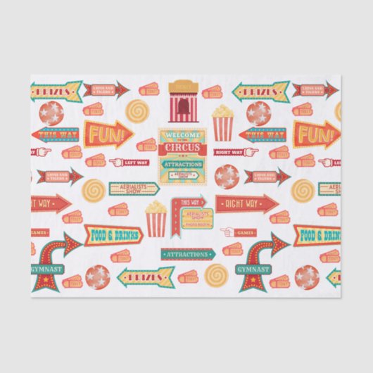 ビッグトップサーカステーマ 薄葉紙 (正面)