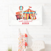 ビッグトップサーカスハッピーバースデー 横断幕 (インサイチュ)