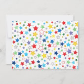 ビッグトップポーラベアサーカス |子供の誕生日パーティー 招待状 (裏面)