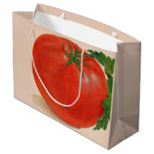 ビッグトマトプリント ラージペーパーバッグ (裏面アングル)