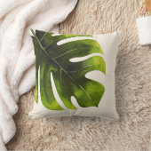 ビッグトロピカルパームリーフサマーシックカスタム クッション (ブランケット)