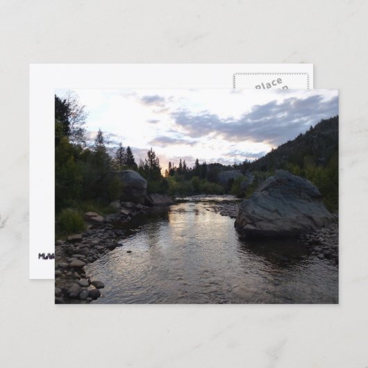 ビッグトンプソンリバーアットサンライズ ポストカード (正面/裏面)