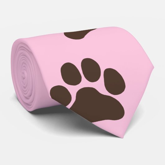 ビッグドッグポープリントノベルティドッグ恋人のネックタイ ネクタイ (ロール)