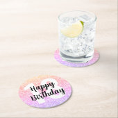 ビッグナンバマンダラ誕生日紙コースター ラウンドペーパーコースター (インサイチュ)