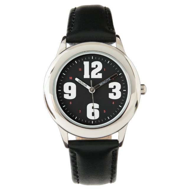 ビッグナンバーズホワイト 腕時計 (正面)