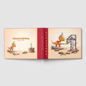 ビッグナンバーフォト1回目の誕生日 | リトルディノドラゴン ゲストブック (全面)