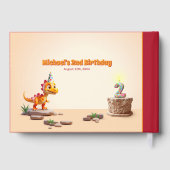 ビッグナンバーフォト2回目の誕生日 | リトルディノドラゴン ゲストブック (裏面)