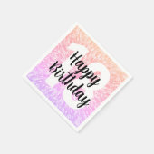 ビッグナンバーマンダラバースデーパーティナプキンス スタンダードカクテルナプキン (角)