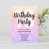 ビッグナンバーマンダラバースデーパーティーの招待 招待状 (スタンド正面)