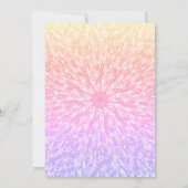 ビッグナンバーマンダラバースデーパーティーの招待 招待状 (裏面)