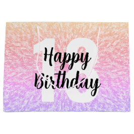 ビッグナンバーマンダラ誕生日抱き枕 ラージペーパーバッグ