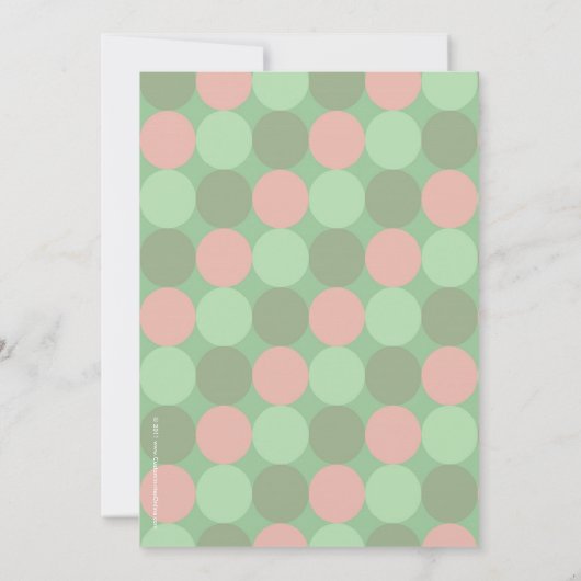 ビッグナンバー4ガールの4歳の誕生日パーティー 招待状 (裏面)