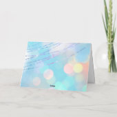 ビッグナンバー《写真》ぼけ味誕生日カード カード (裏面)