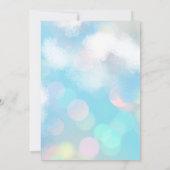 ビッグナンバー《写真》ぼけ味誕生日パーティーへの招待 招待状 (裏面)