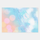 ビッグナンバー《写真》ぼけ味誕生日包装紙シート ラッピングペーパーシート (正面2)