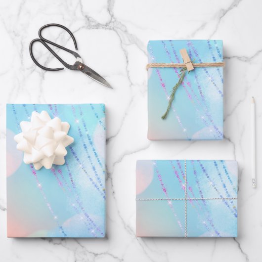 ビッグナンバー《写真》ぼけ味誕生日包装紙シート ラッピングペーパーシート (正面)