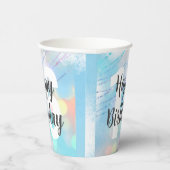 ビッグナンバー《写真》ぼけ味誕生日紙カップ 紙コップ (右)