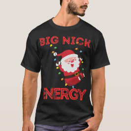ビッグニックエナジーサンタダブ醜いクリスマスセーター Tシャツ