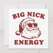 ビッグニック エネルギー 面白いサンタ クリスマス ヴィンテージ (正面)
