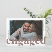 ビッグニュース |フォト婚約 案内状 (スタンド正面)