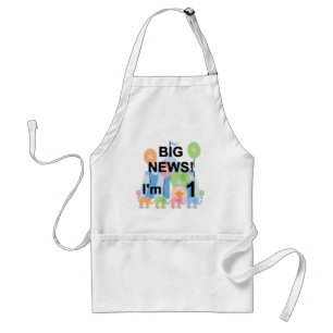 ビッグニュースCircus 1st誕生日Tシャツとギフト スタンダードエプロン