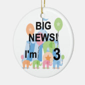 ビッグニュースCircus 3rd誕生日Tシャツ&ギフト セラミックオーナメント (左)