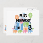 ビッグニュースCircus 3rd誕生日Tシャツ&ギフト ポストカード (正面/裏面)