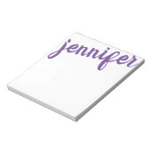 ビッグネームパープパーソナライズされたル ノートパッド (回転)